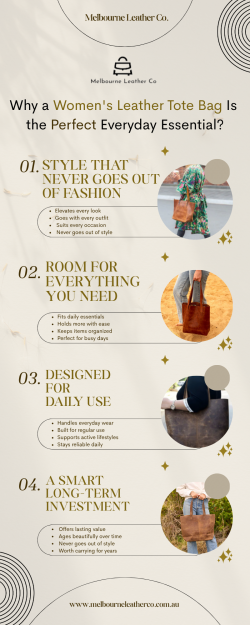 Why a Women’s Leather Tote Bag Is the Perfect Everyday Essential?