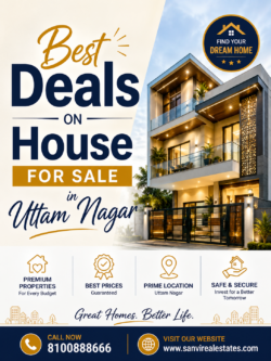 Best Deals on House for Sale in Uttam Nagar