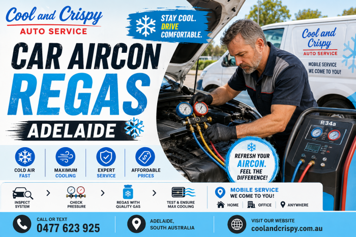 Car Aircon regas Adelaide