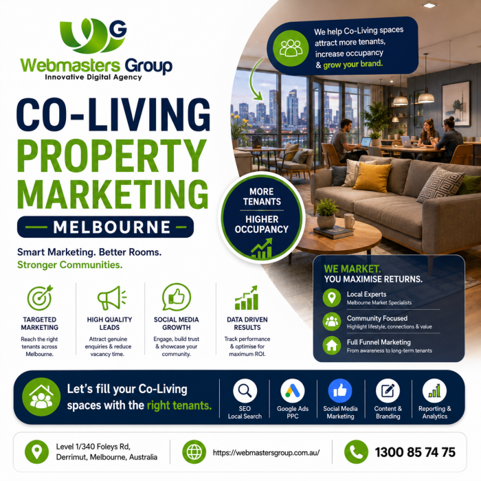 Co-Living Property Marketing Melbourne