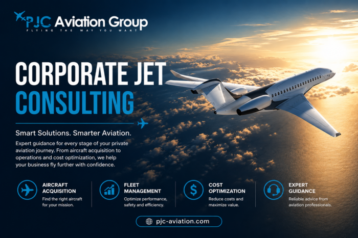 Corporate Jet Consulting Services by PJC Aviation Group