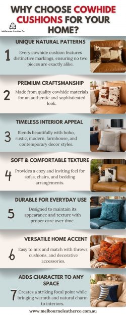 Why Choose Cowhide Cushions for Your Home?