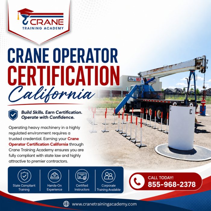 Crane Operator Certification California
