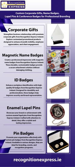 Custom Corporate Gifts, Name Badges, Lapel Pins & Conference Badges for Professional Branding