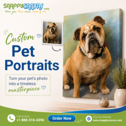 Turn Pet Memories Into Art With Custom Pet Portraits