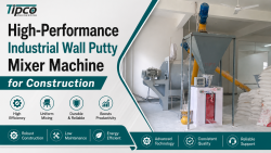 Industrial Wall Putty Mixer Machine by Tipco Engineering