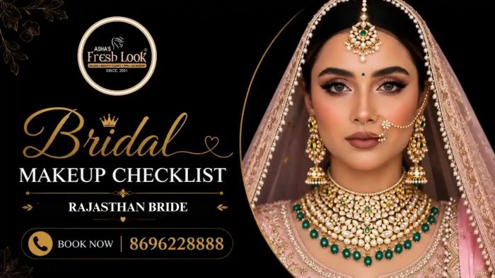 Bridal Makeup Checklist Rajasthan Bride Needs