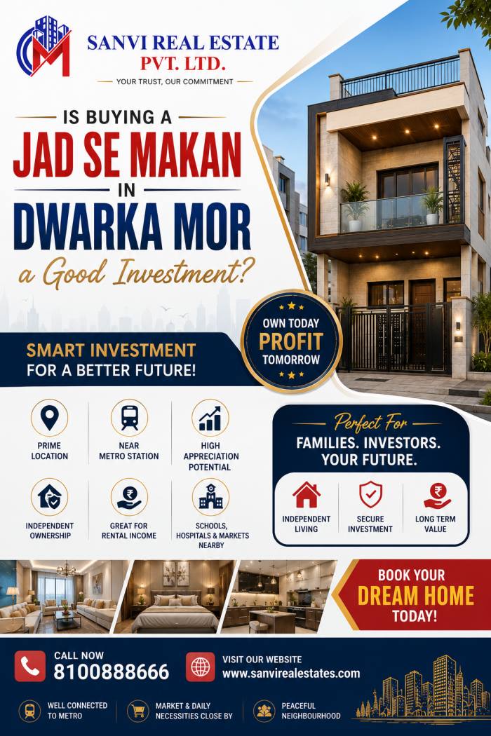Is Buying a Jad Se Makan in Dwarka Mor a Good Investment?