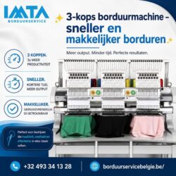 3-kops borduurmachine – sneller en makkelijker borduren