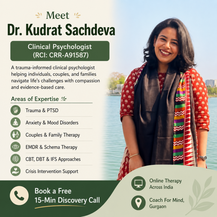Dr. Kudrat | Psychologist in India – CoachForMind
