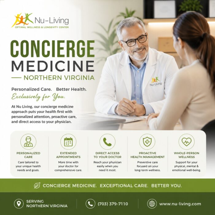 Concierge Medicine Northern Virginia | Personalized Healthcare by Nu Living