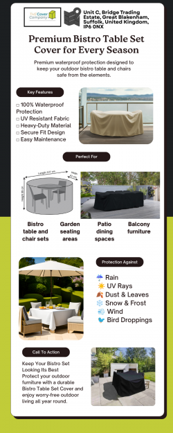 Premium Bistro Table Set Cover for Every Season