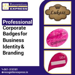 Professional Corporate Badges for Business Identity and Branding