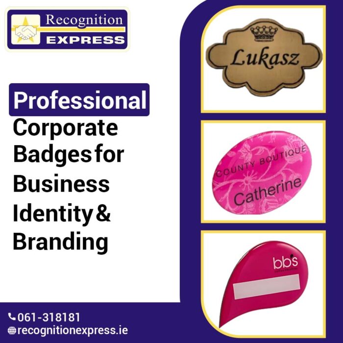 Professional Corporate Badges for Business Identity and Branding
