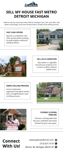 Sell My House Fast Metro Detroit Michigan
