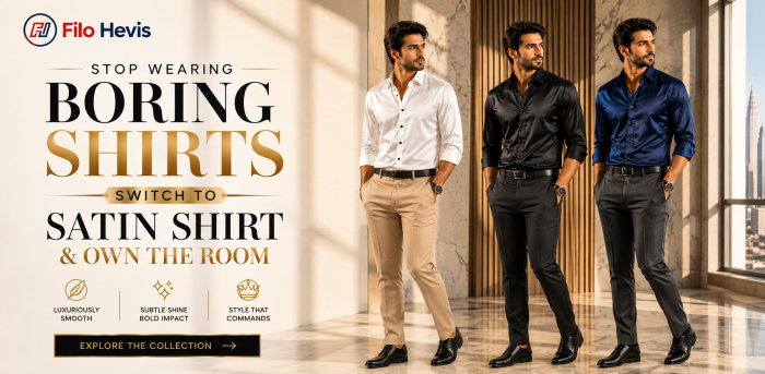 Stop Wearing Boring Shirts – Switch to Satin Shirt & Own the Room