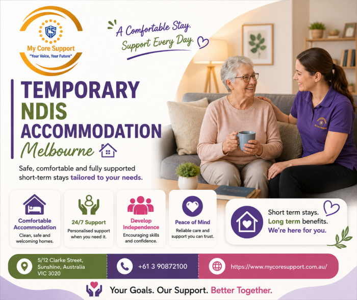 Temporary NDIS Accommodation Melbourne