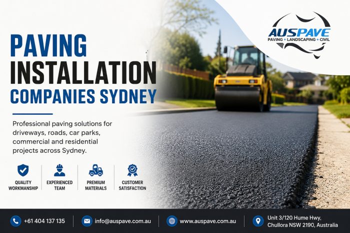 Top Paving Installation Companies Sydney – Auspave