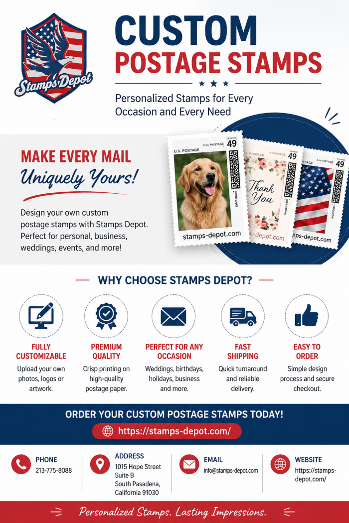 Top-Notch Custom Postage Stamps