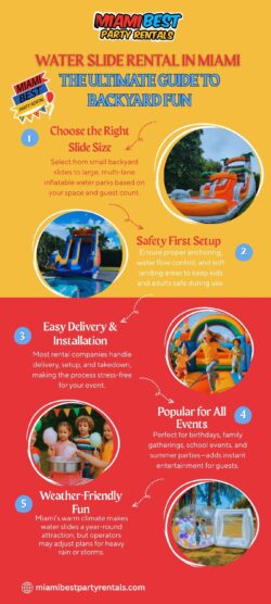 Water slide rental in miami the ultimate guide to backyard fun