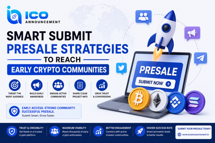 Smart Submit Presale Strategies to Reach Early Crypto Communities