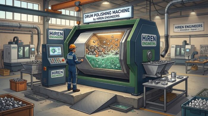Drum Polishing Machine – Hiren Engineers