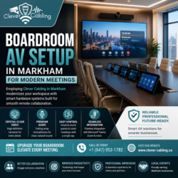 Boardroom AV Setup in Markham for Modern Meetings