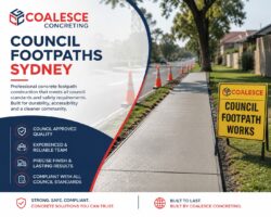Council Footpath Construction Sydney | Coalesce Concreting