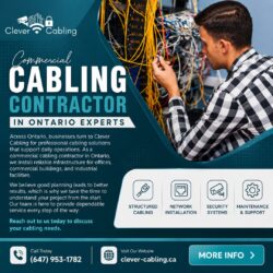 Commercial Cabling Contractor in Ontario Experts