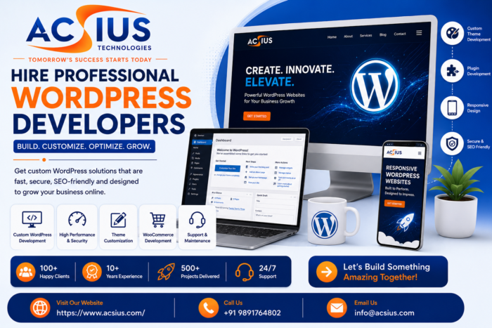 Hire Professional WordPress Developers for Custom Websites