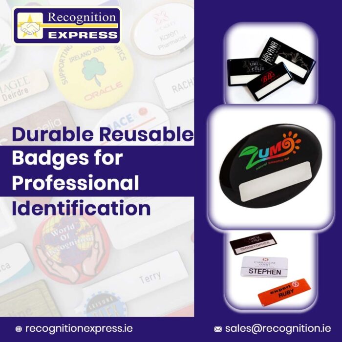 Durable Reusable Badges for Professional Identification