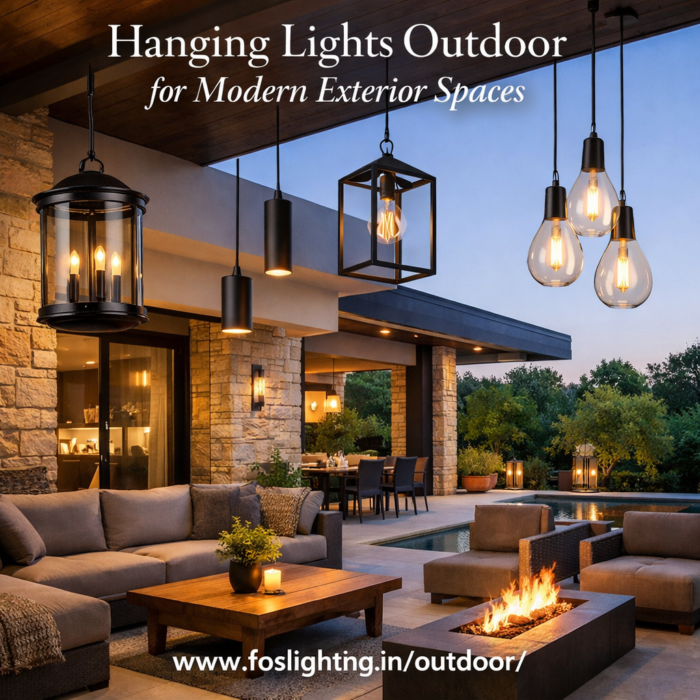 Hanging Lights Outdoor for Modern Exterior Spaces