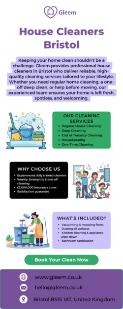 House Cleaners Bristol | Gleem Cleaning