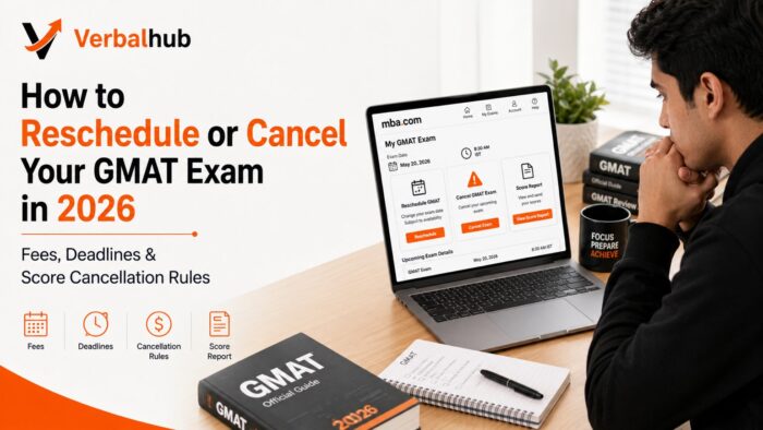 How to Reschedule or Cancel Your GMAT Exam in 2026 – Verbalhub