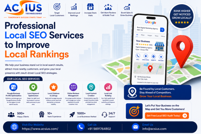 Local SEO Company in India for Google Maps Ranking Services