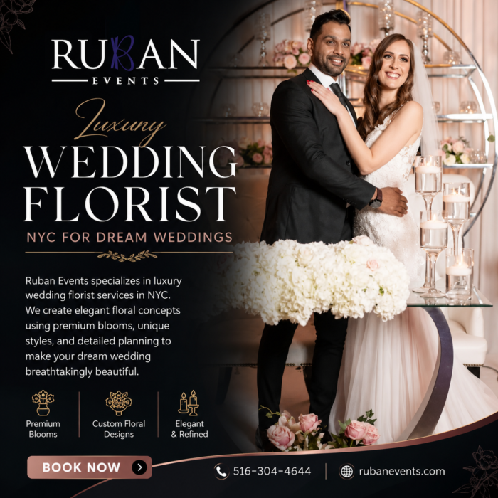 Luxury Wedding Florist NYC for Dream Weddings