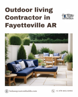 Outdoor living Contractor in Fayetteville AR for Custom Backyard Designs