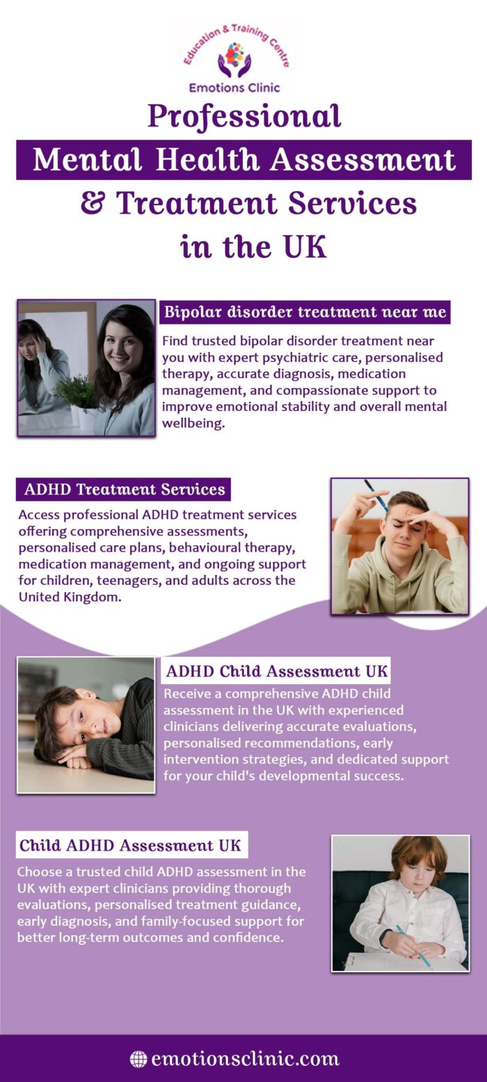 Professional Mental Health Assessment and Treatment Services in the UK