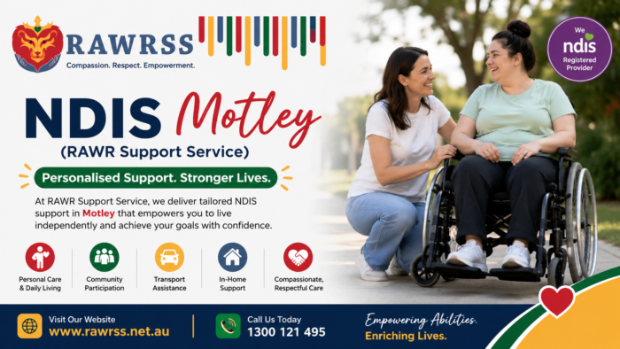 Quality NDIS Motley and NDIS Mount Tyson Care | RAWR Support Service