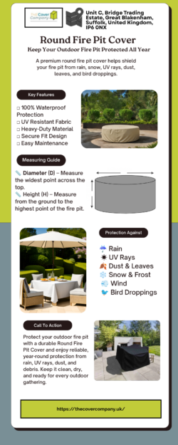Order Round Fire Pit Cover | The Cover Company UK