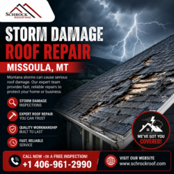 Protect Your Property with Storm Damage Roof Repair Missoula MT