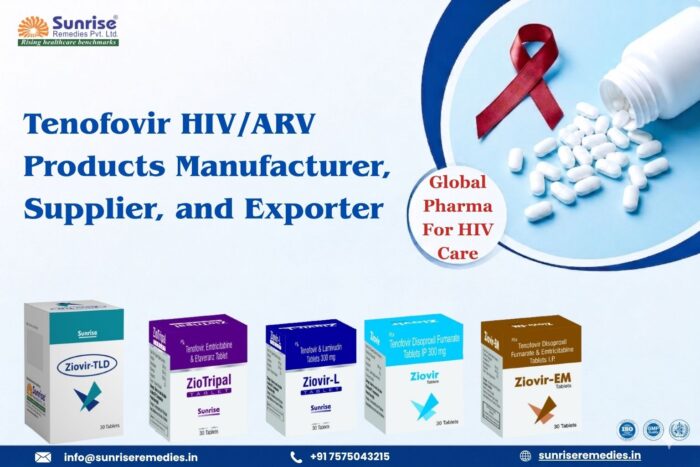 Tenofovir HIV/ARV Products Manufacturer, Supplier, and Exporter
