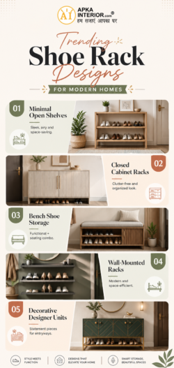 Trending Shoe Rack Designs for Modern Homes