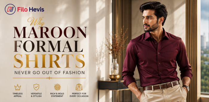 Why Maroon Formal Shirts Never Go Out of Fashion?
