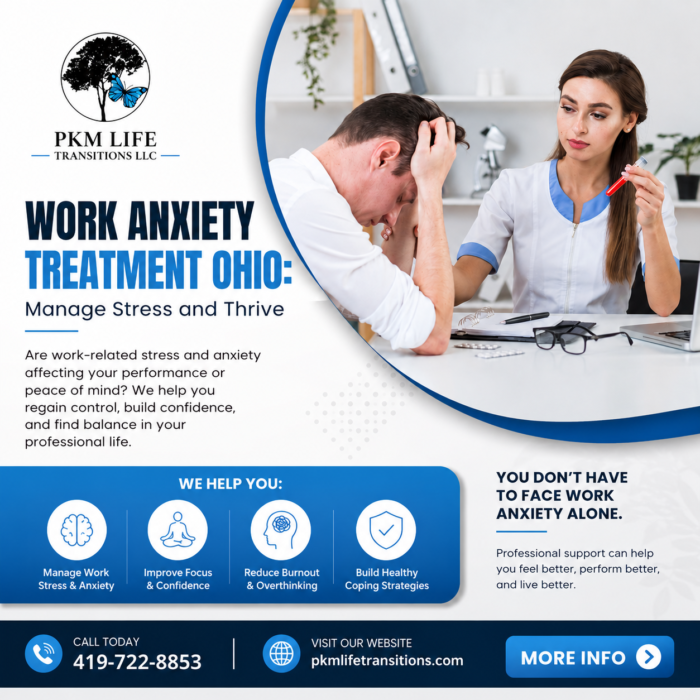 Work Anxiety Treatment Ohio: Manage Stress and Thrive