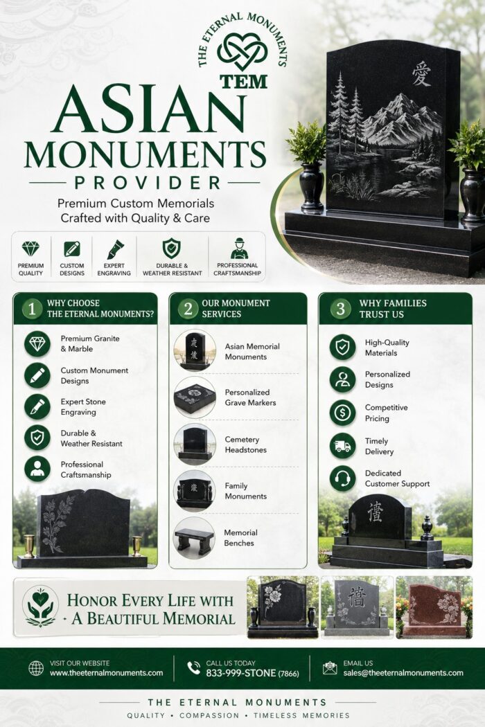 Asian Monuments Provider for Meaningful Memorial Designs | The Eternal Monuments