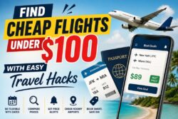 Find Cheap Flights Under $100 With Easy Travel Hacks