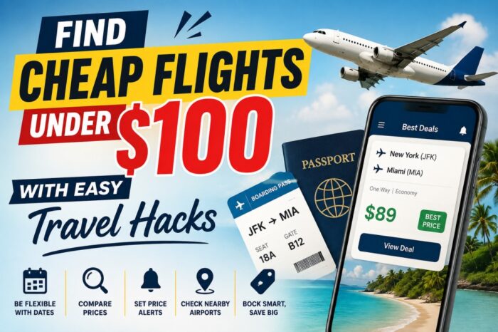 Find Cheap Flights Under $100 With Easy Travel Hacks