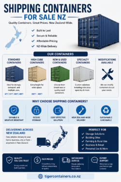 Shipping Containers for Sale New Zealand