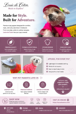 Dog Sun Protection Shirts & Cooling Shirts | Louie de Coton
